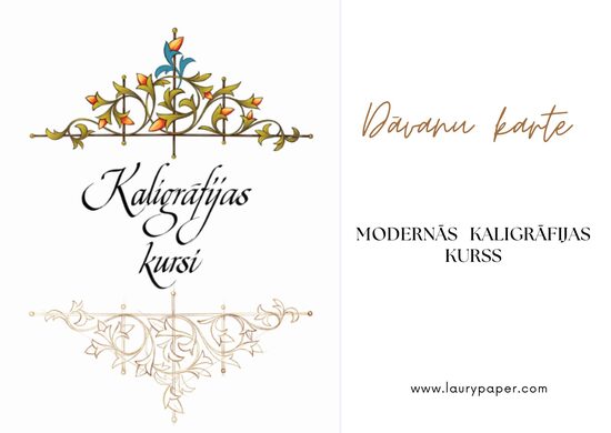 Modernās Kaligrāfijas kurss